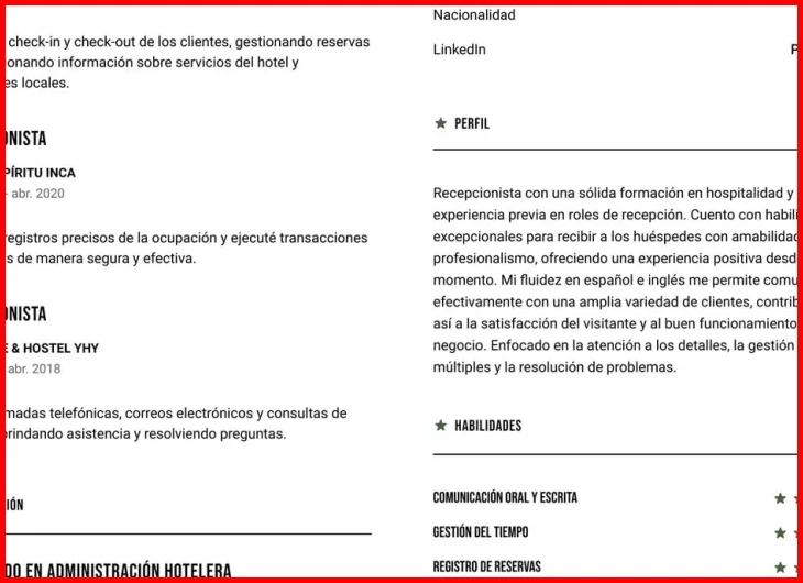 Cuándo evitar el currículum cronológico por lagunas o cambios de rubro