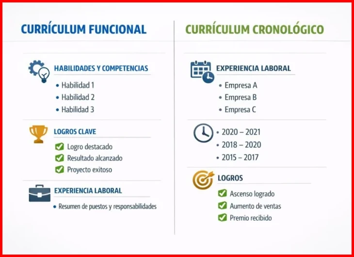 Currículum funcional en Perú: qué es y cuándo usarlo para destacar