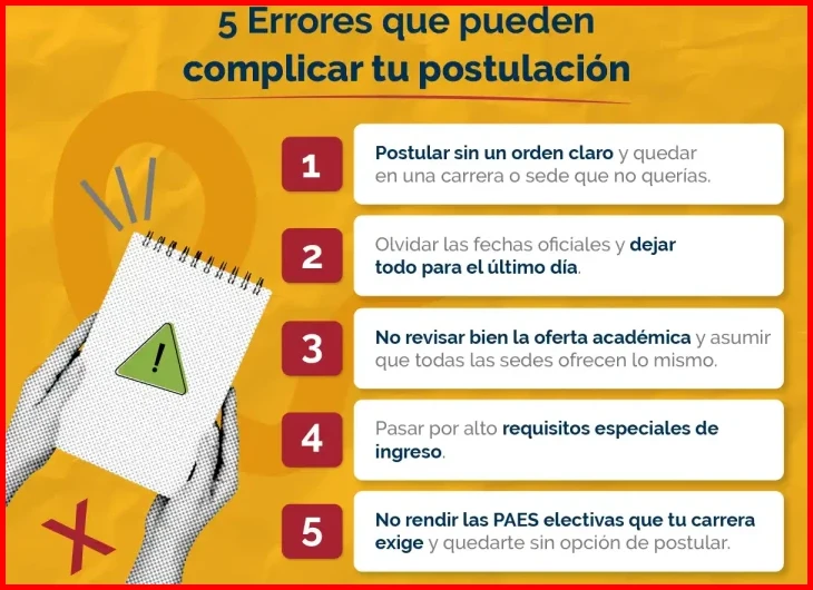 Errores comunes al postular a un trabajo y cómo evitarlos