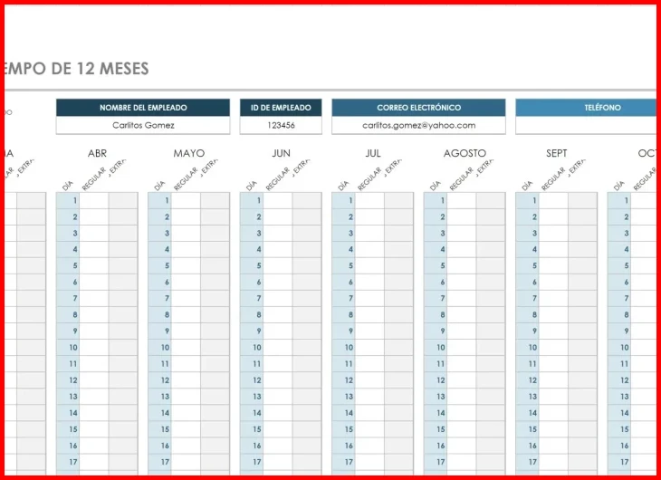 Plantilla paso a paso para registrar tus horas con la calculadora oficial