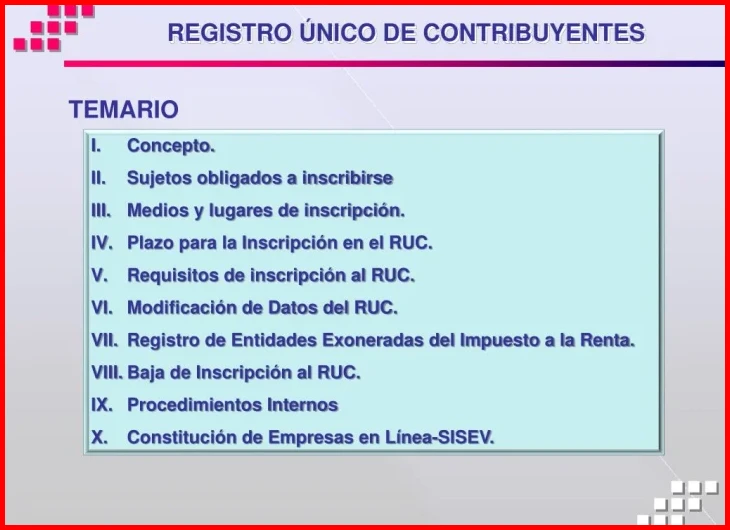 Qué es el registro Único de Contribuyentes RUC para empleos
